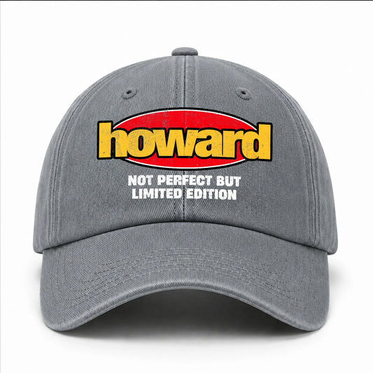 Your Name Not Perfect But Limited Edition Red Logo Washed Cap HOWARD 13K1 C84PF