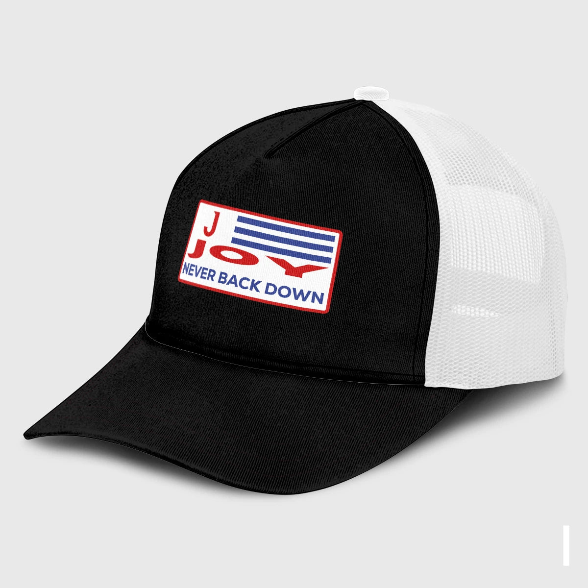 Never Back Down Vintage America Black Mesh Cap JOY 13K1 C207PF