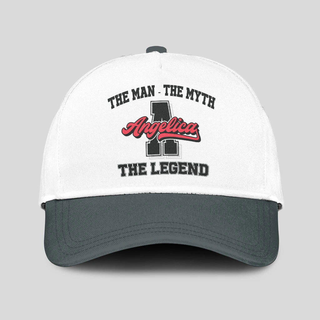 The Man The Myth The Legend Custom Initial Letter And Name Cap ANGELICA 13K1 C38PF