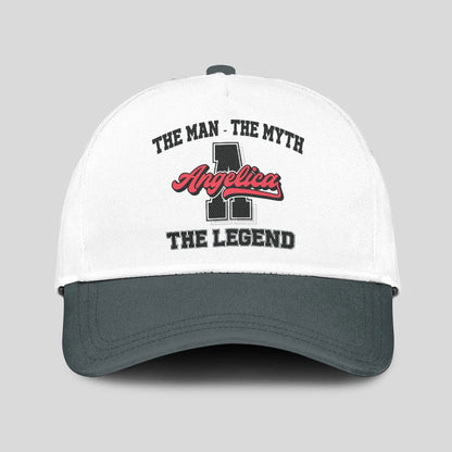 The Man The Myth The Legend Custom Initial Letter And Name Cap ANGELICA 13K1 C38PF