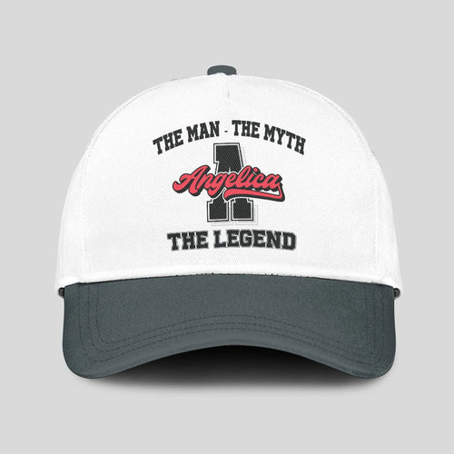 The Man The Myth The Legend Custom Initial Letter And Name Cap ANGELICA 13K1 C38PF