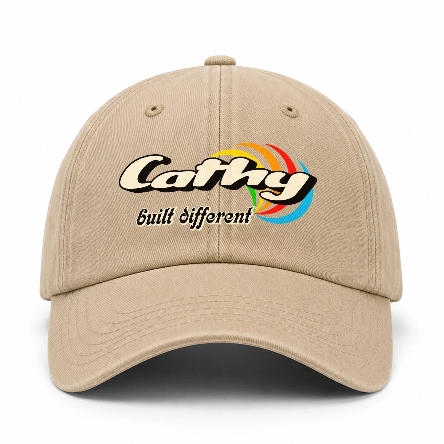 Your Name Built Different Retro Washed Cap CATHY 13K1 C55PF