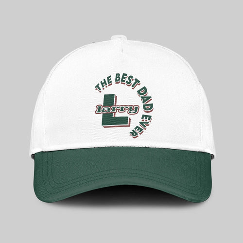 The Best Dad Ever Custom Name Cap LARRY 13K1 C35PF