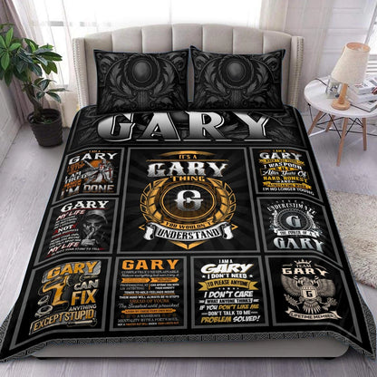 GARY Limited Edition Personalized Bedding Set 13K1-BS2