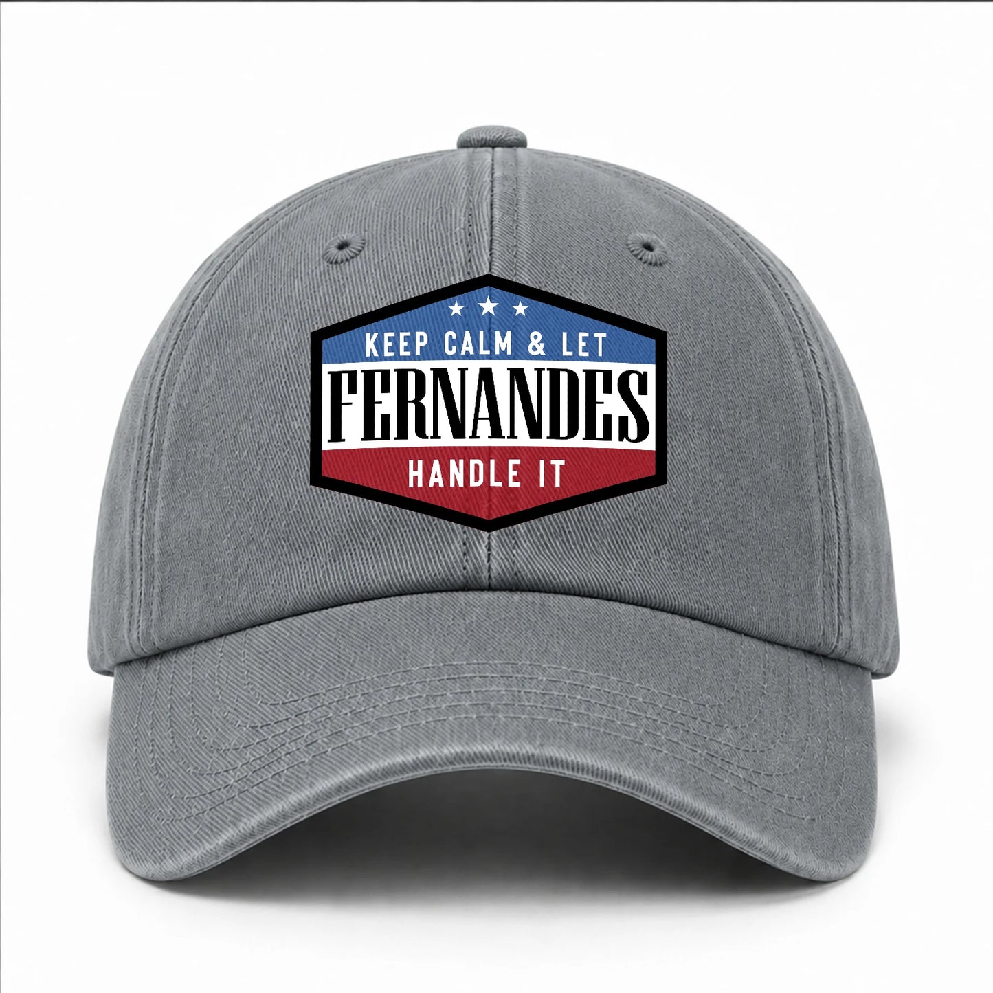 Keep Calm & Let Your Name Handle It Washed Cap FERNANDES 13K1 C87PF
