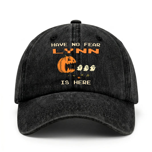 Have No Fear Your Name Is Here Halloween Washed Cap LYNN 13K1 C108PF