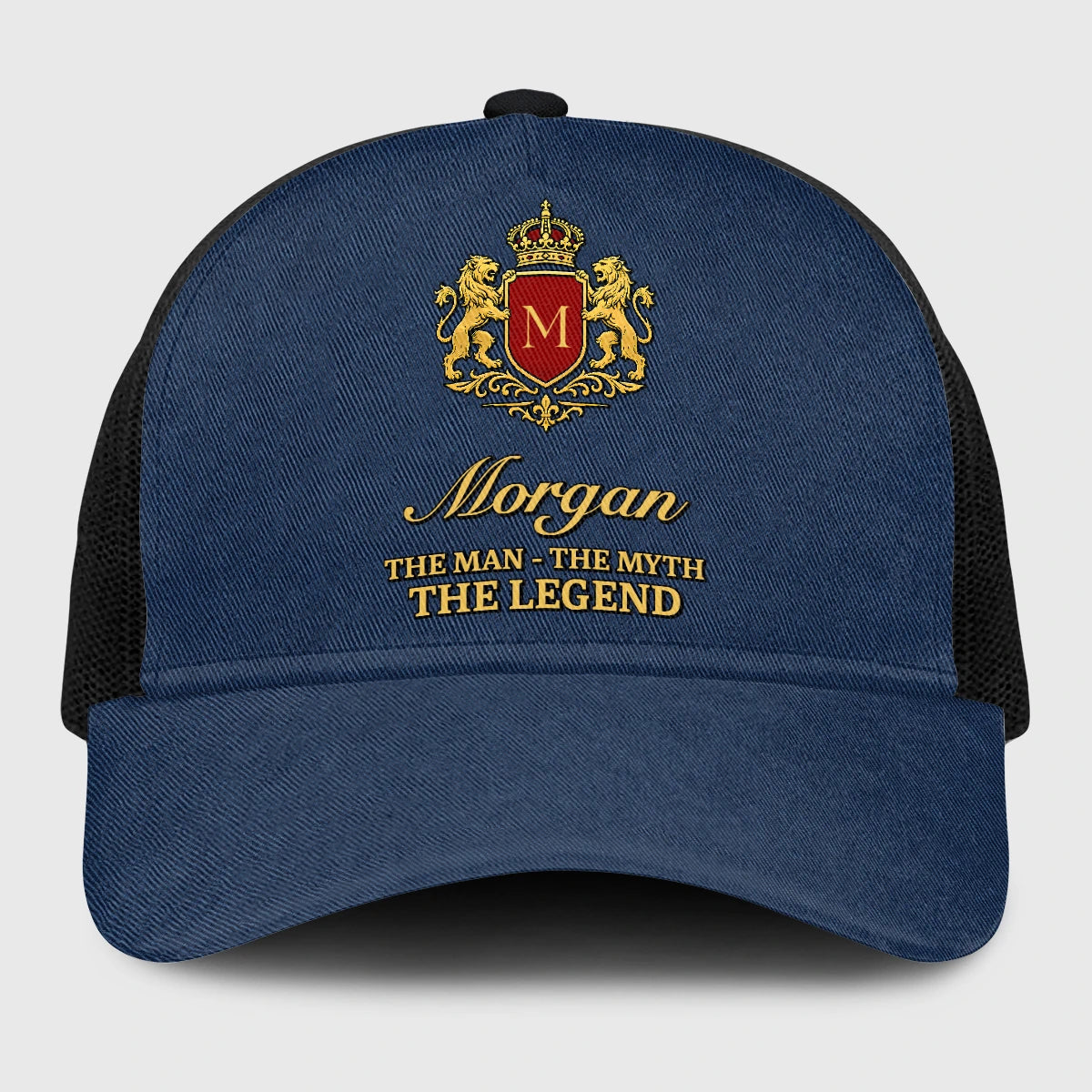 The Man The Myth The Legend Royal Blue Mesh Cap MORGAN 13K1 C187PF