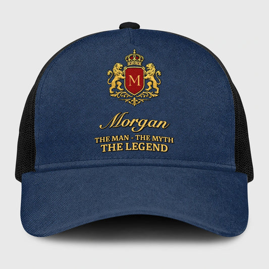 The Man The Myth The Legend Royal Blue Mesh Cap MORGAN 13K1 C187PF