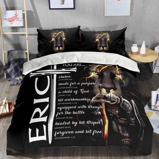 ERIC Limited Edition Personalized Bedding Set 13K1-BS1