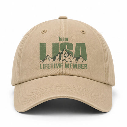 Team Your Name Lifetime Member Mountain Cap LISA 13K1 C58PF