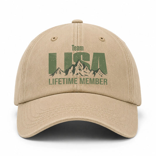 Team Your Name Lifetime Member Mountain Cap LISA 13K1 C58PF