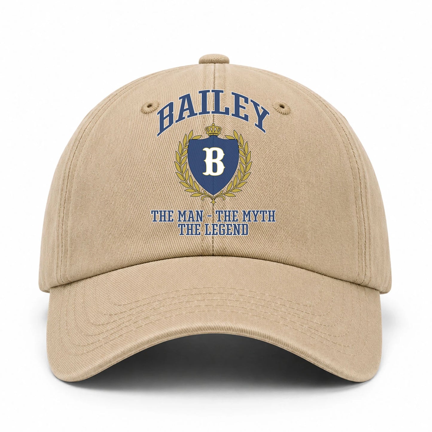The Man The Myth The Legend Luxury Logo Cap BAILEY 13K1 C34PF