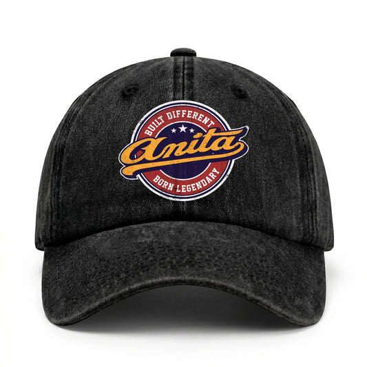 Built Different Born Legendary Logo Washed Cap ANITA 13K1 C65PF
