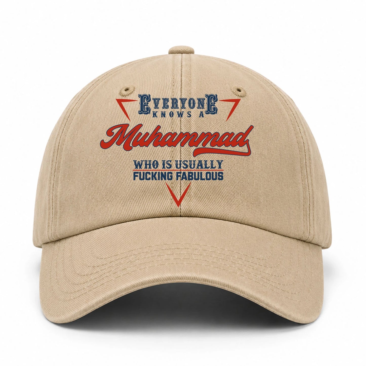 Everyone Knows A Your Name Who Is Usually Fucking Fabulous Washed Cap MUHAMMAD 13K1 C53PF