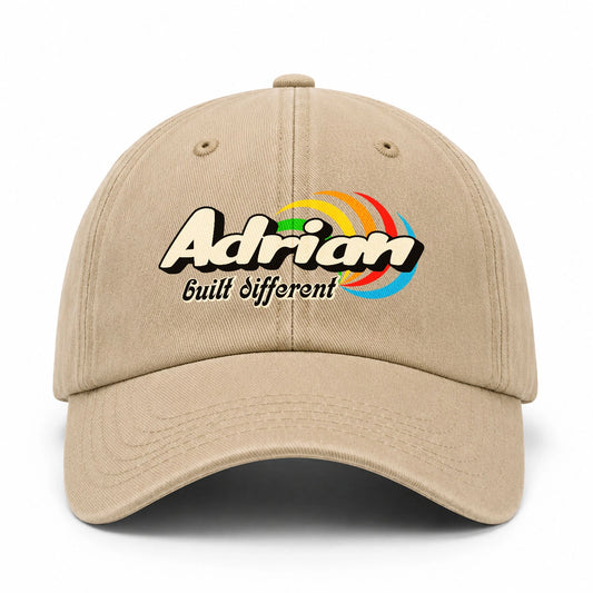 Your Name Built Different Retro Washed Cap ADRIAN 13K1 C55PF