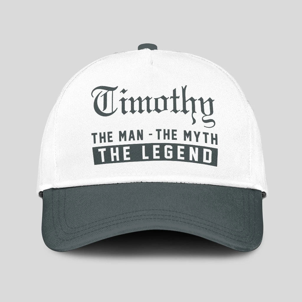 The Man The Myth The Legend Luxury Cap TIMOTHY 13K1 C39PF