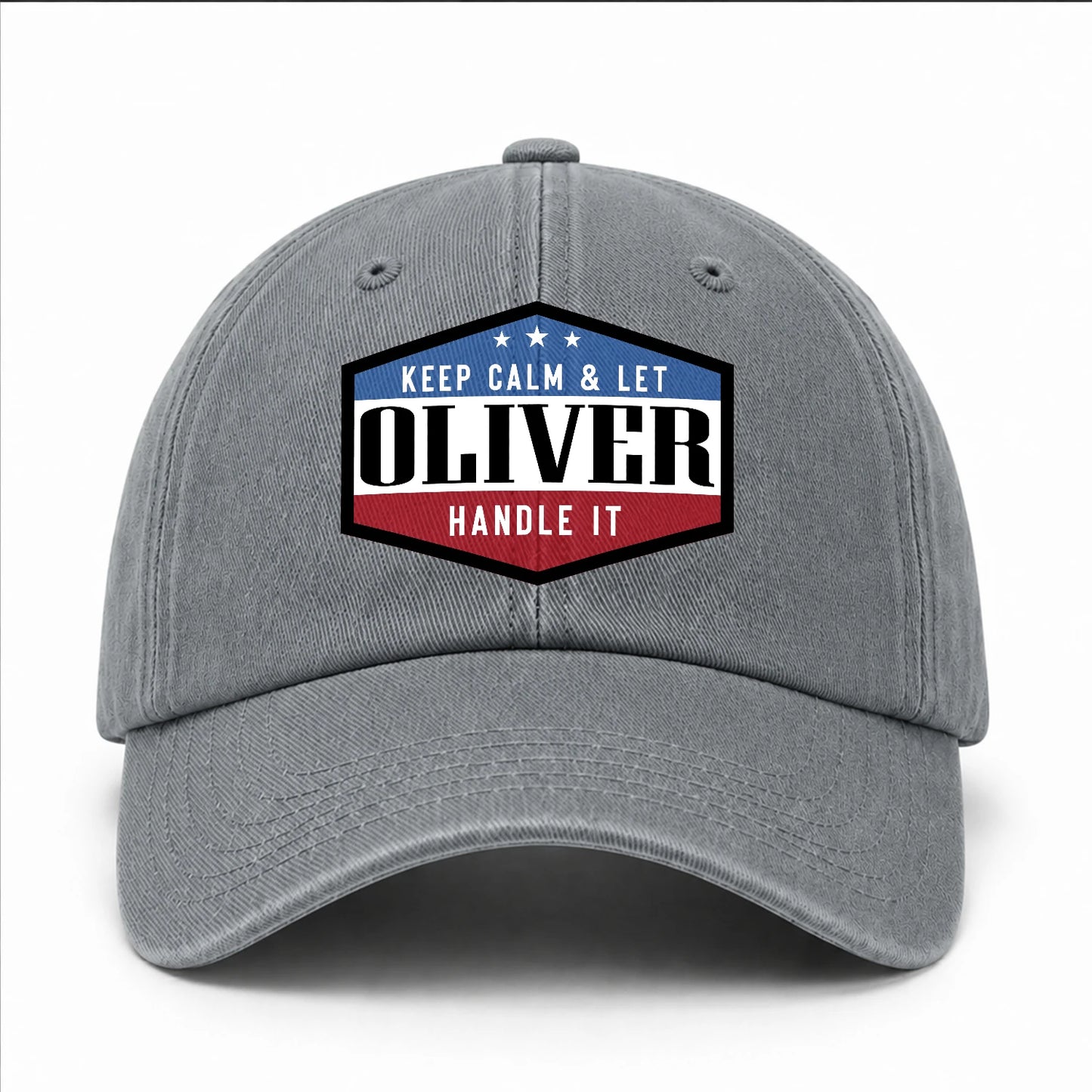 Keep Calm & Let Your Name Handle It Washed Cap OLIVER 13K1 C87PF