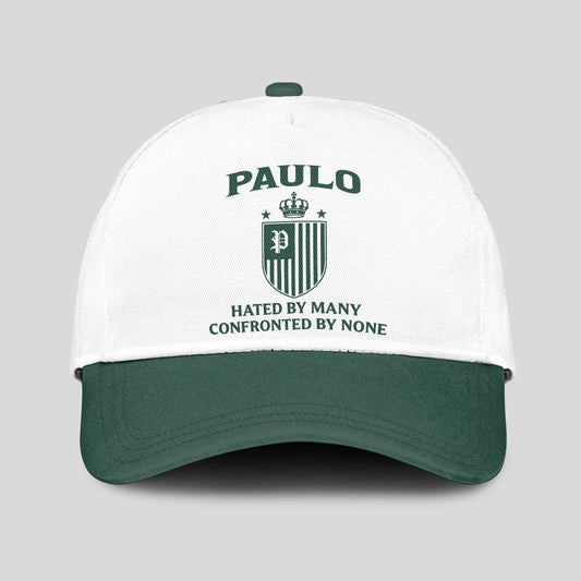 Hated By Many Confronted By None Luxury Logo Cap PAULO 13K1 C41PF