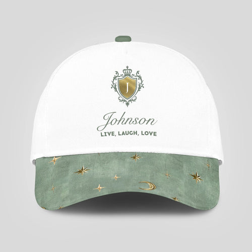 Live Laugh Love Stars And Moon Green Cap JOHNSON 13K1 C124PF