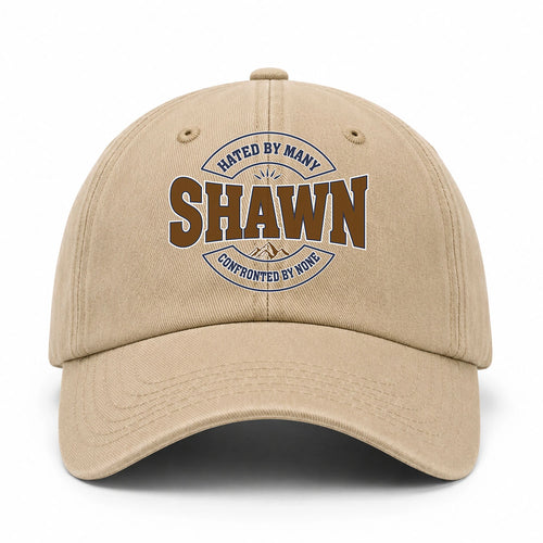 Hated By Many Confronted By None Washed Cap SHAWN 13K1 C36PF
