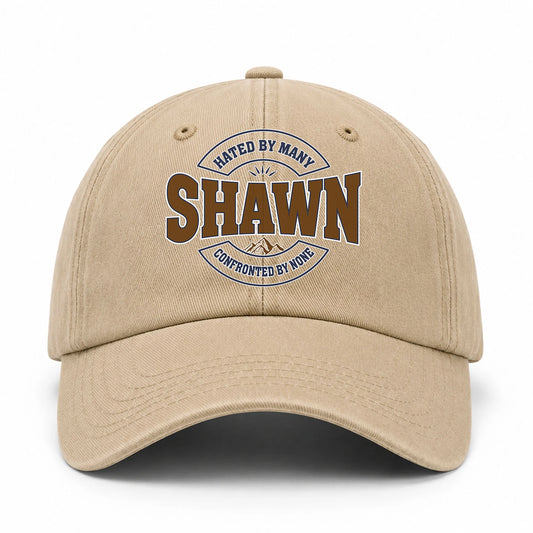 Hated By Many Confronted By None Washed Cap SHAWN 13K1 C36PF