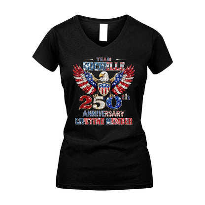 MICHELLE 13K1-523 Personalized "Team...Lifetime Member" America 250 Design