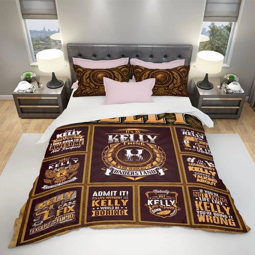 KELLY Limited Edition Personalized Bedding Set 13K1-BS3