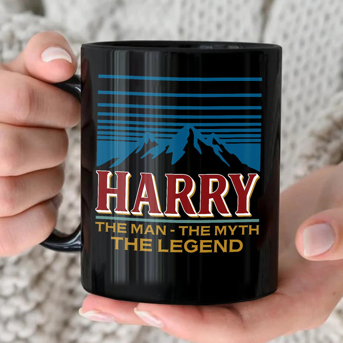 The Man The Myth The Legend Mountain Mug HARRY 13K1 MG04