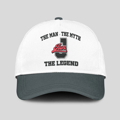 The Man The Myth The Legend Custom Initial Letter And Name Cap JAN 13K1 C38PF