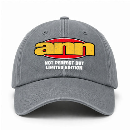 Your Name Not Perfect But Limited Edition Red Logo Washed Cap ANN 13K1 C84PF