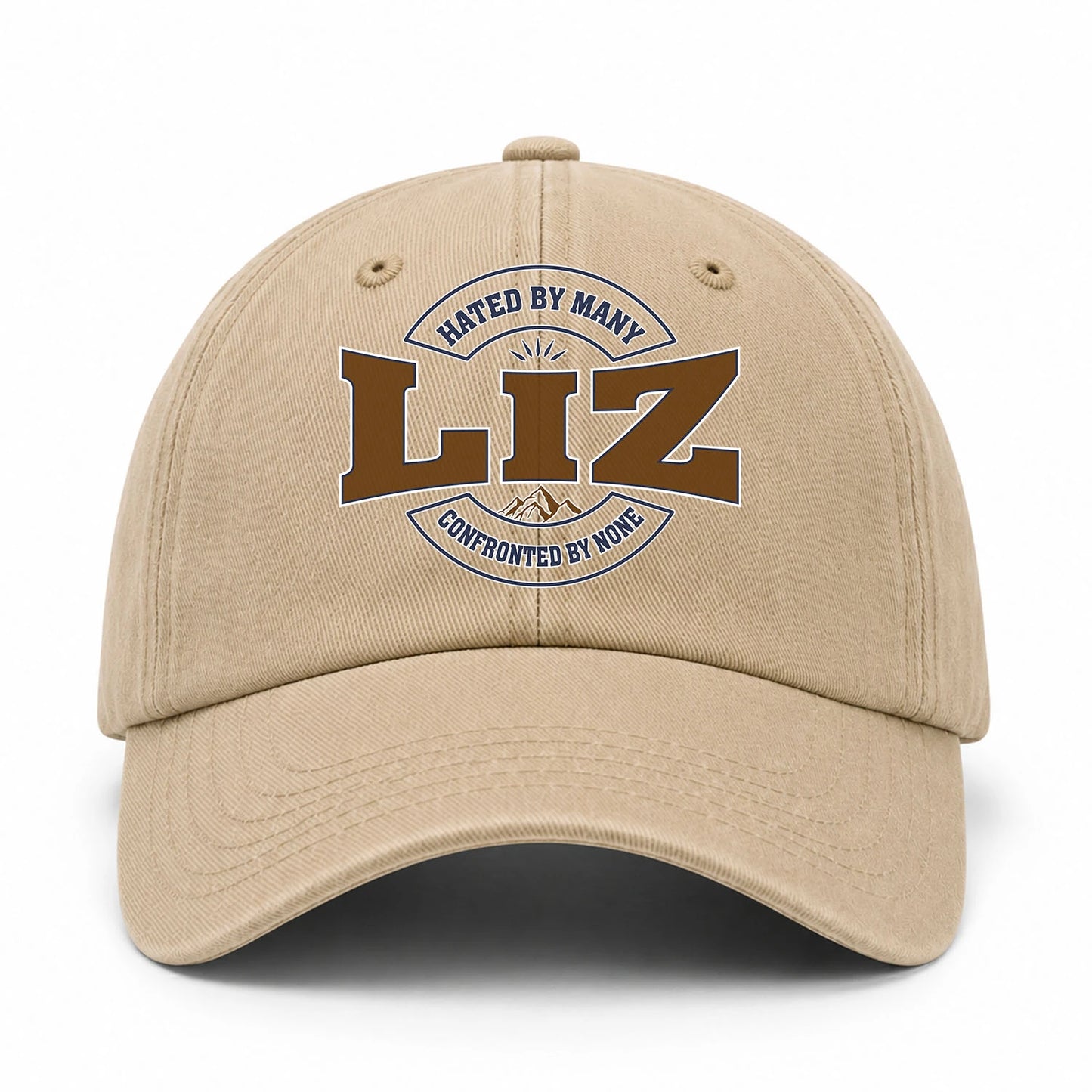 Hated By Many Confronted By None Washed Cap LIZ 13K1 C36PF