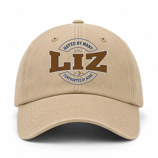 Hated By Many Confronted By None Washed Cap LIZ 13K1 C36PF
