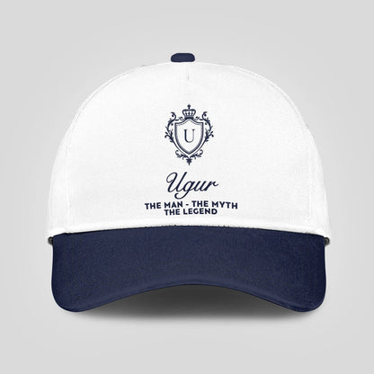 The Man The Myth The Legend Blue Cap UGUR 13K6 C46PF