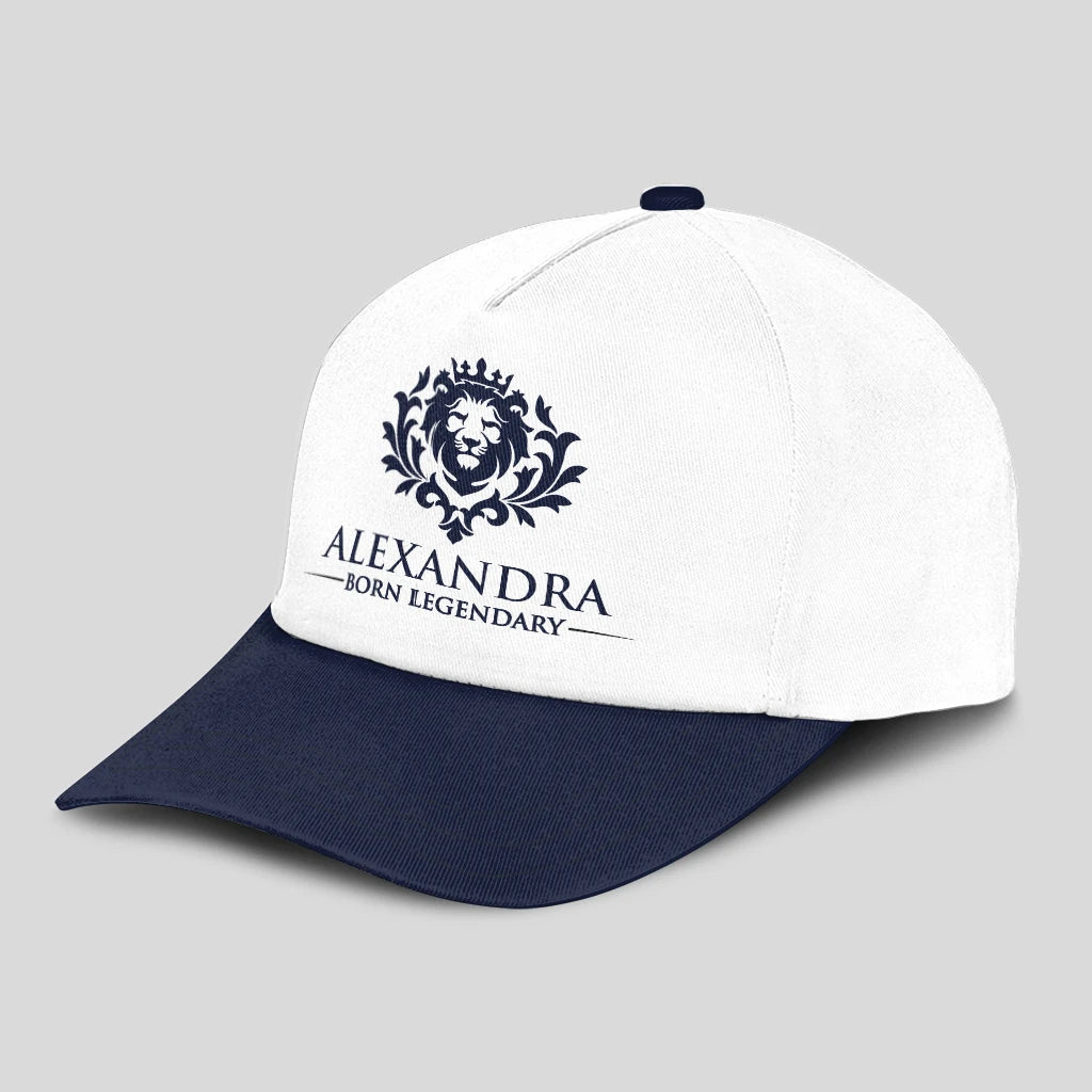 Born legendary lion blue and white baseball cap ALEXANDRA 13K1 C185PF