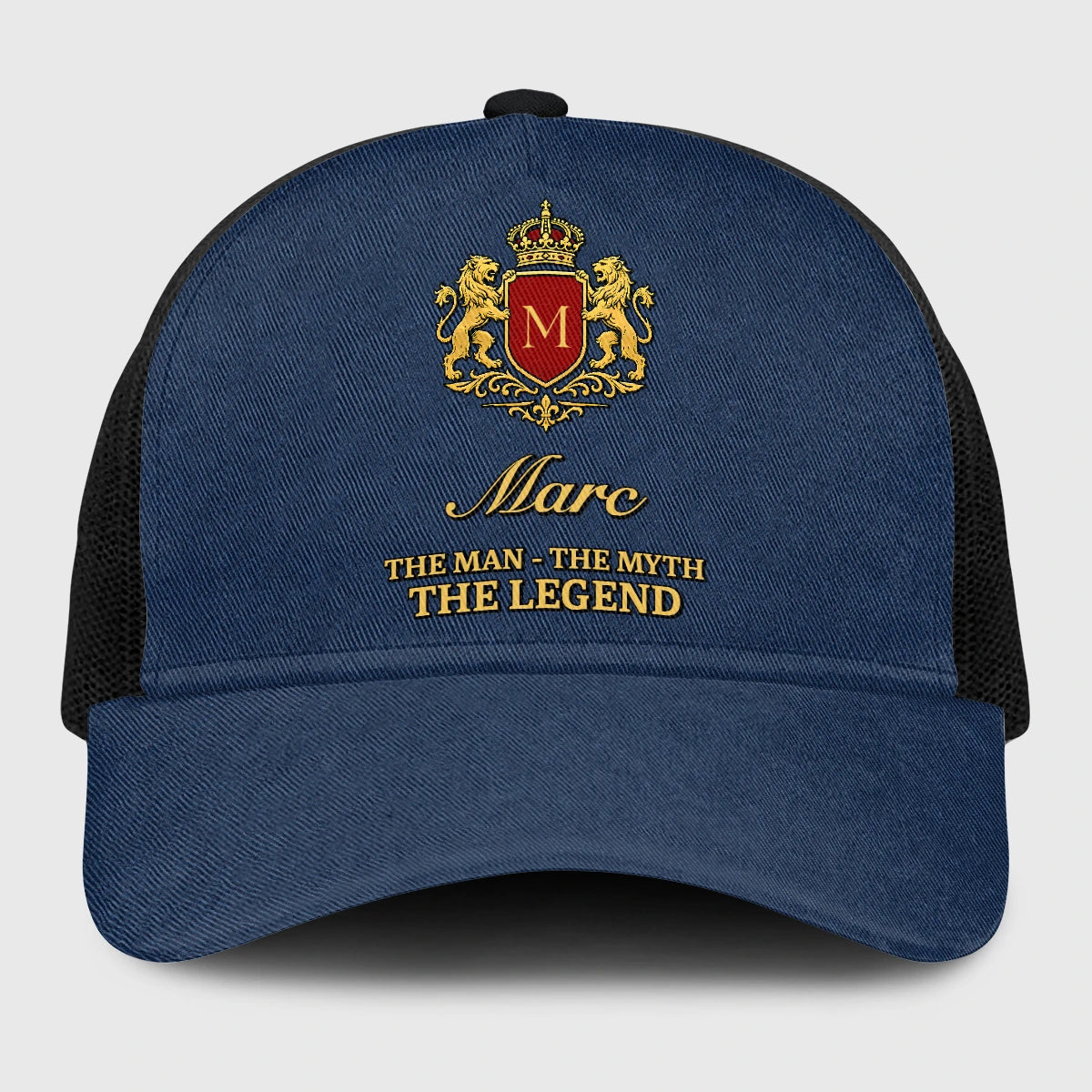 The Man The Myth The Legend Royal Blue Mesh Cap MARC 13K1 C187PF