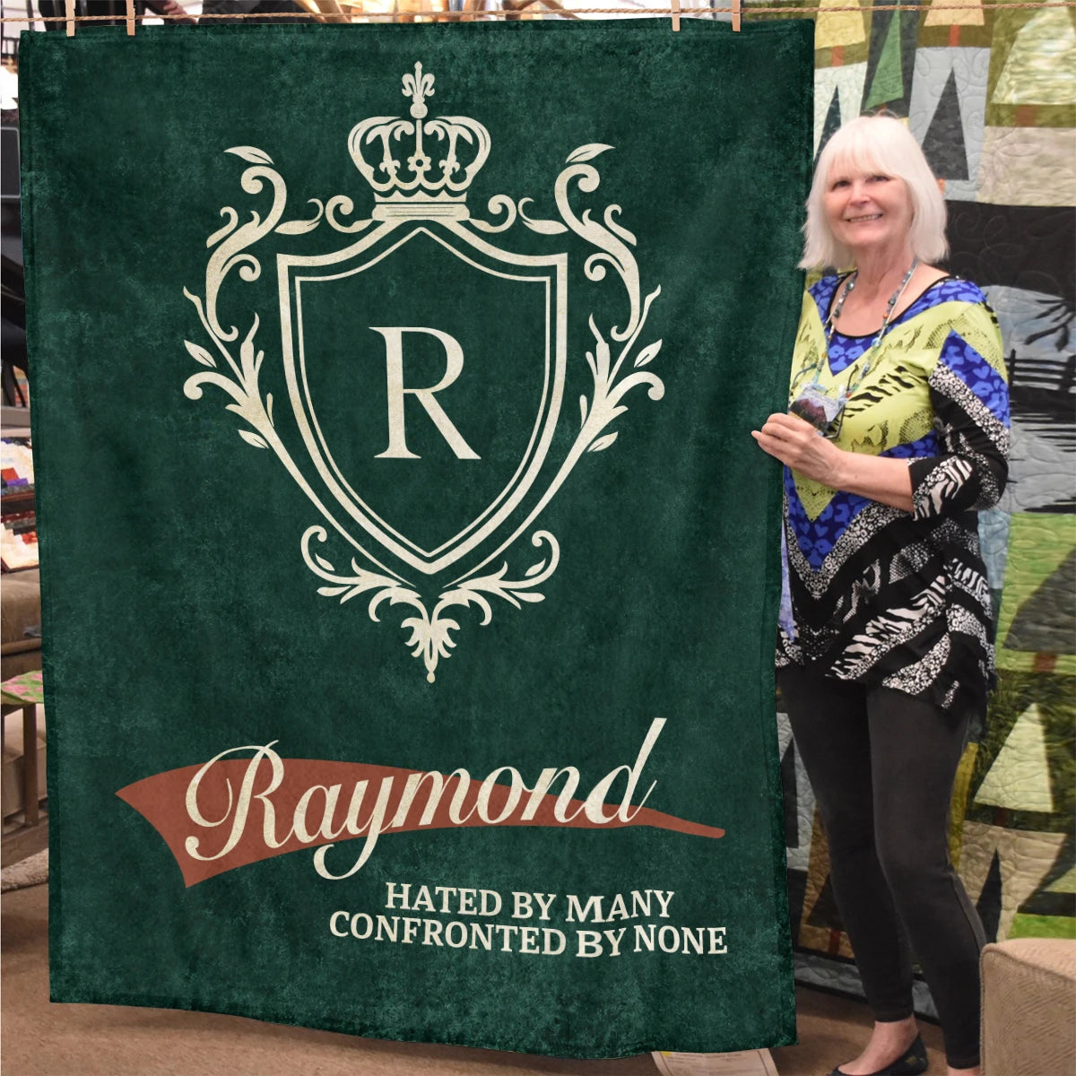 Hated by Many Confronted by None Old Money Blanket RAYMOND 13K1 BK19