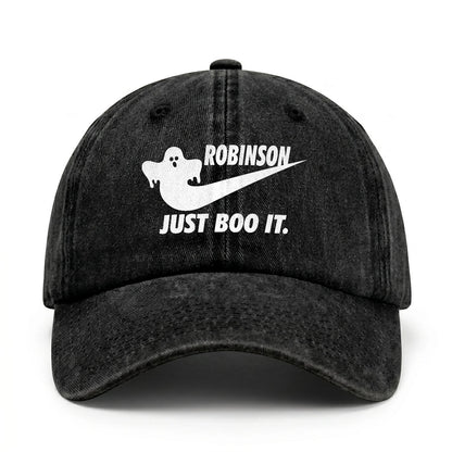 Just Boo It Halloween Washed Cap ROBINSON 13K1 C83PF