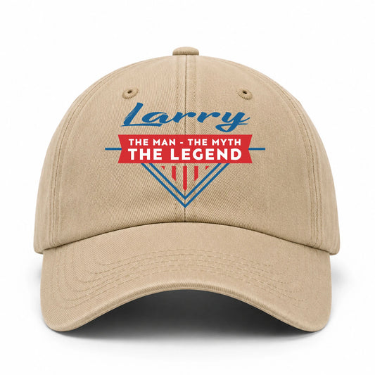 The Man The Myth The Legend Logo Washed Cap LARRY 13K1 C37PF