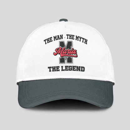 The Man The Myth The Legend Custom Initial Letter And Name Cap MARIA 13K1 C38PF