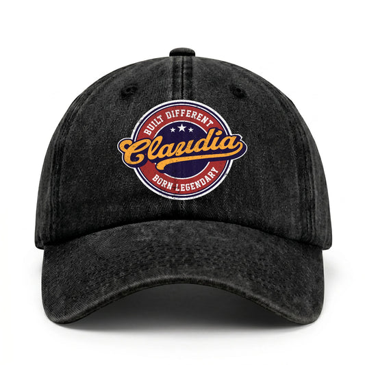 Built Different Born Legendary Logo Washed Cap CLAUDIA 13K1 C65PF