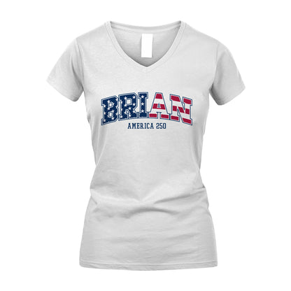 BRIAN 13K1-555 America 250 Personalized