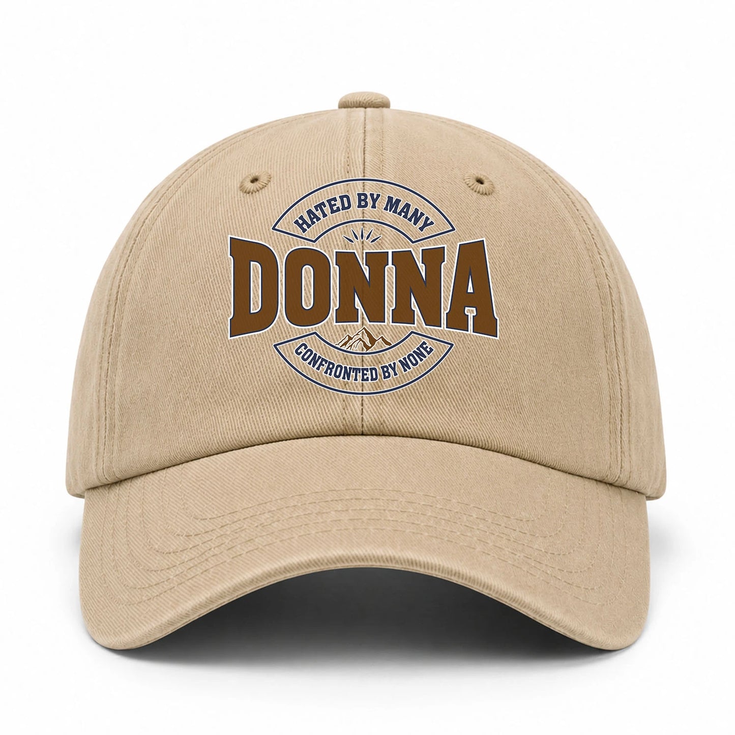 Hated By Many Confronted By None Washed Cap DONNA 13K1 C36PF