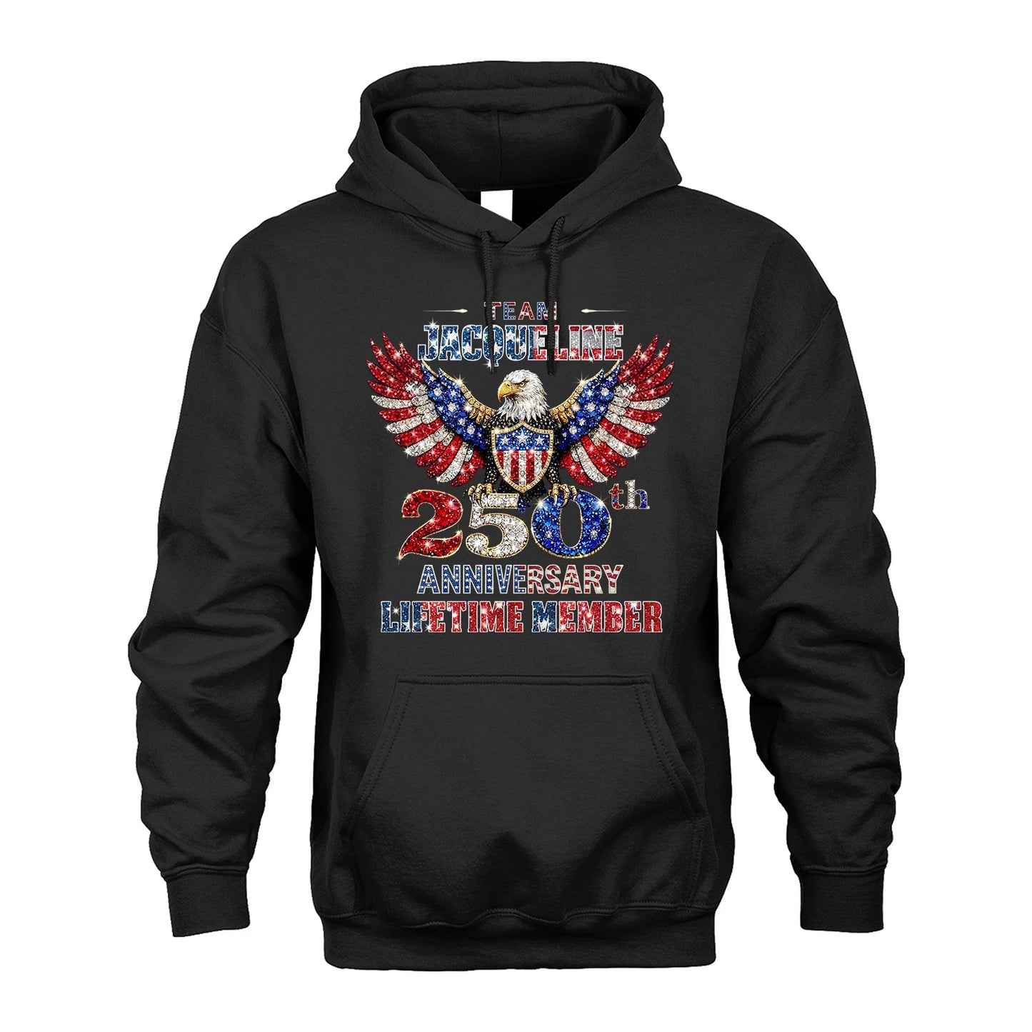 JACQUELINE 13K1-523 Personalized "Team...Lifetime Member" America 250 Design