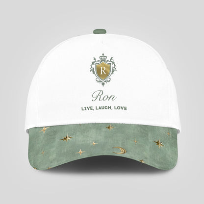 Live Laugh Love Stars And Moon Green Cap RON 13K1 C124PF