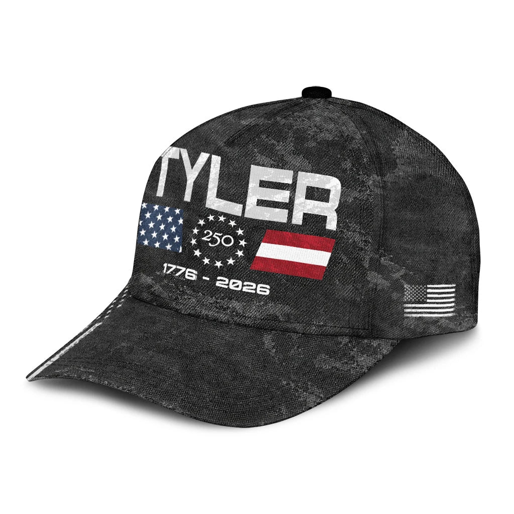 TYLER 13K1-C13PF 250th Anniversary Patriotic Baseball Cap 1776–2026