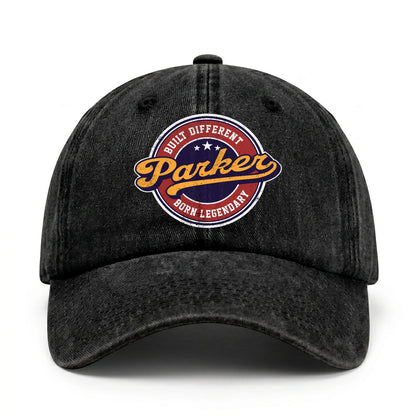 Built Different Born Legendary Logo Washed Cap PARKER 13K1 C65PF