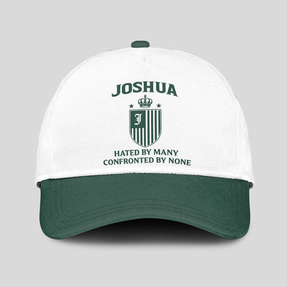 Hated By Many Confronted By None Luxury Logo Cap JOSHUA 13K1 C41PF