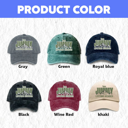 Team Your Name Lifetime Member Mountain Cap JIMMY 13K1 C58PF
