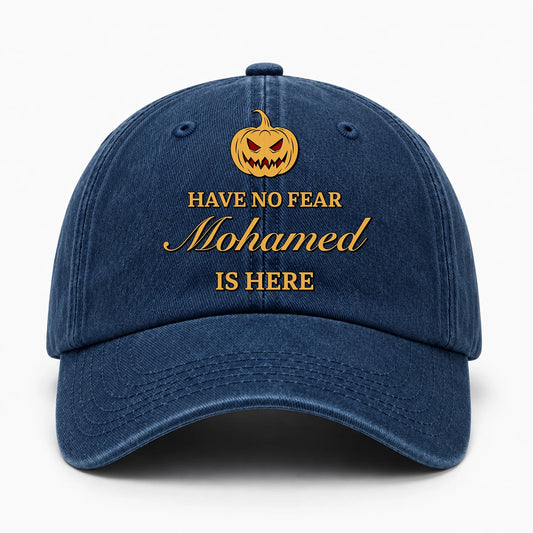 Have No Fear Your Name Is Here Jack O' Lantern Washed Cap MOHAMED 13K1 C165PF