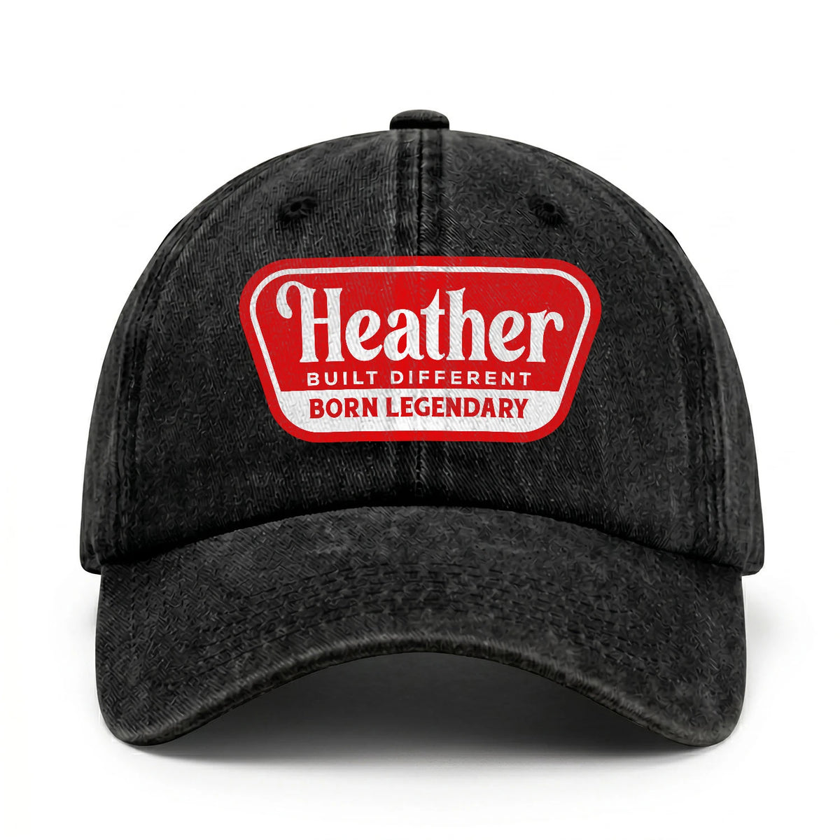 Built Different Born Legendary Red Logo Washed Cap HEATHER 13K1 C63PF